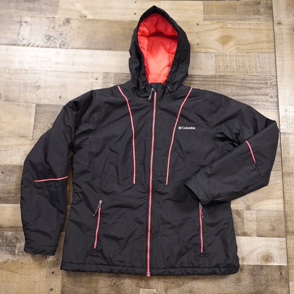 Columbia Snow Daze Thermal Coil Ski Jacket – Black/Pink‎ – Women's Size XL